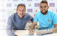 Otamendi vừa đến Man City, Pellegrini đã vội tâng bốc lên mây xanh