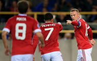 Club Brugge 0-4 Manchester United: Van Gaal khích tướng, Rooney rực sáng trên đất Bỉ