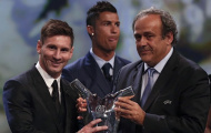 Video: Khoảnh khắc Messi nhận giải cầu thủ xuất sắc nhất UEFA