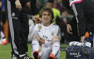 Luka Modric lại chấn thương, Real lo sốt vó