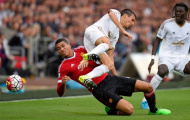 Chùm ảnh: Rooney lại 'tịt', Quỷ đỏ sa lầy ở Liberty Stadium