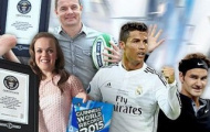 Cristiano Ronaldo nhận kỷ lục thế giới