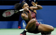 Serena thở không ra hơi sau pha bóng kịch tính với Vinci