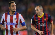 Koke – Iniesta: Cuộc chiến giữa 'măng' và 'tre'