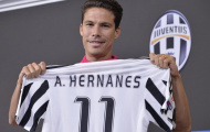 'Hernanes sẽ là Vidal mới ở Juventus'