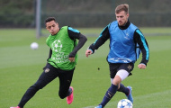 Ramsey bất ngờ 'cân' cả Giroud và Sanchez trong buổi tập