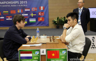 Cờ vua Việt Nam không có đại diện trong Top 10 giải U20 thế giới