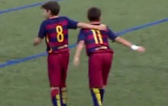 Video: Lò La Masia ghi bàn đúng chất Barcelona