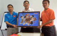 Đại sứ Việt Nam tại Myanmar đến khách sạn thăm U19 Việt Nam