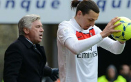 Ancelotti khen ngợi trò cũ Ibrahimovic