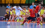 Futsal Việt Nam nã 13 bàn vào lưới Lào tại giải Đông Nam Á