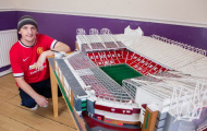 Fan cuồng M.U kỳ công “xây dựng” sân Old Trafford bằng diêm