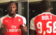 M.U thua thảm, Usain Bolt chịu “nhục” mặc áo Arsenal