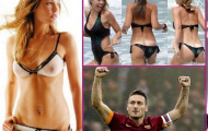 Vợ Totti sắp có hat-trick