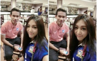 CĐV Việt 'vỡ mộng' bởi nhan sắc trước phẫu thuật của hot girl Thái