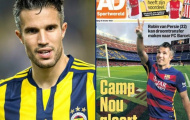 Van Persie đã khoác áo Barcelona