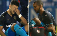 Arsenal nhận tin dữ về tình hình Chamberlain và Walcott