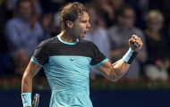 Nadal mướt mồ hôi vào tứ kết Basel