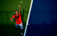 Jack Sock lốp bóng hoàn hảo loại Isner