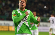 Video: 'Lord Bendtner' ghi bàn, Wolfsburg thắng nhẹ Leverkusen