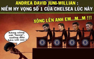 Ảnh chế: Các cao thủ ăn vạ ngã mũ trước Ashley Young, Willian nổi cơn tam bành với dàn sao Chelsea