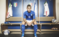 Tuyển Italia trình làng áo đấu kẻ sọc lạ mắt dự EURO 2016