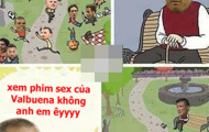 Ảnh chế: Phim mới của Ronaldo ế vì... clip sex của Valbuena
