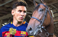 Messi cạnh tranh danh hiệu cùng ngựa