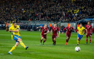Ibrahimovic giúp Thụy Điển phá dớp không thắng trước Đan Mạch