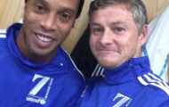 Solskjaer hí hửng “tự sướng' với Ronaldinho, Cafu, Figo