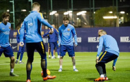 Messi đã trở lại tập luyện