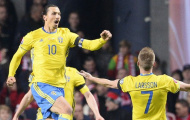 Video: Siêu phẩm sút phạt đẹp như tranh vẽ của Ibrahimovic