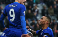 Chùm ảnh: Vardy đuổi kịp Van Nistelrooy, Leicester City leo lên ngôi đầu Ngoại hạng Anh