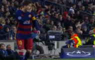 Video: Messi bị bắt gặp uống thuốc khi đang thi đấu