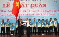 Thể thao NKT Việt Nam xuất quân tham dự Asean Para Games 2015