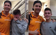 Video: Khoảnh khắc Fan bật khóc vì được Ronaldo ký tặng