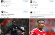 Fan Liverpool “xát muối” vào nỗi đau của Martial