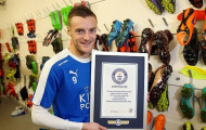 Jamie Vardy được vinh danh kỷ lục Guiness