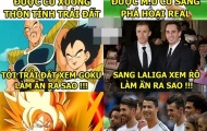 Ảnh chế: Ronaldo 'ăn cháo đá bát' vì Real, Arsenal nhiều khả năng 'uống C2' vì chiếc áo bị ma ám