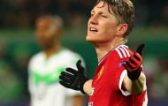 Van Gaal thất vọng với màn trình diễn của Schweinsteiger