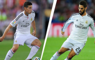 Isco và James - cặp đôi vàng của Real