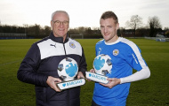Leicester City thâu tóm 2 giải thưởng lớn tháng 11