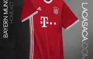 Rò rỉ mẫu áo đấu mùa sau của Bayern Munich