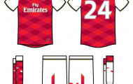 CĐV thiết kế bộ áo đấu đẹp mắt cho Arsenal