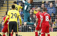 Thủ môn mắc lỗi, Liverpool thảm bại trước Watford