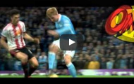Video: Pha qua người cực ảo của Kevin De Bruyne vs Sunderland