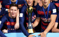 Tam tấu 'MSN' của Barcelona lại được vinh danh
