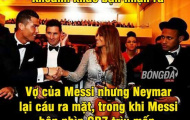 Ảnh chế: Neymar 'nóng mặt' khi CR7 bắt tay vợ Messi, Mourinho bị sa thải vì 'cục cưng' của chủ tịch Chelsea