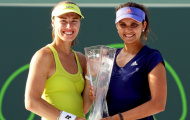 'Cặp đôi vàng' Hingis vs Mirza lập kỷ lục
