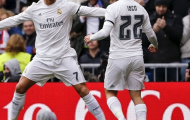 Chùm ảnh: Bùng nổ trong hiệp một, BBC nghiền nát Sporting Gijon